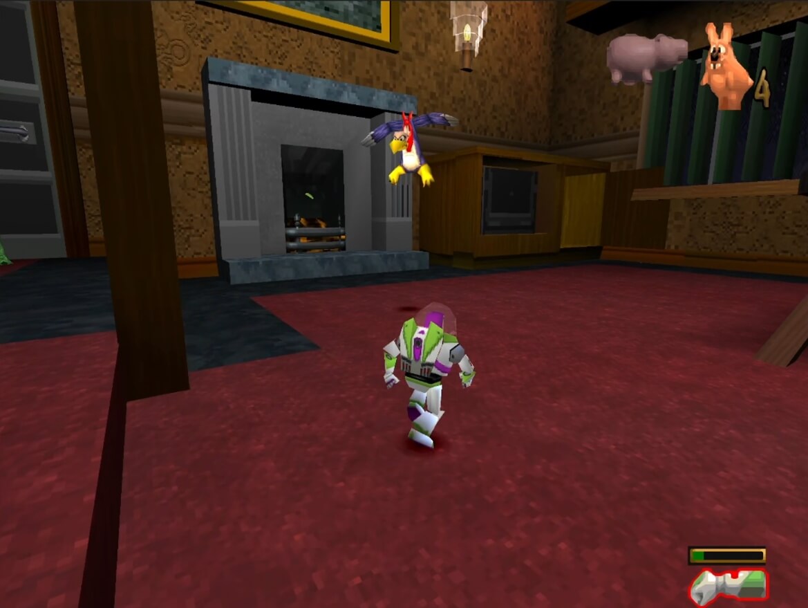 Toy Story 2 Buzz Lightyear to the Rescue - геймплей игры на PlayStation